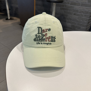 Dare多字母青年百搭鸭舌帽春夏季 街头显脸小遮阳帽青年男女时尚