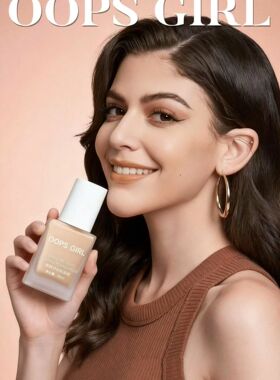 【赠送散粉】oopsgirl粉底液滋润养肤持久遮瑕雾面滋润提亮正品