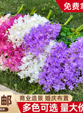 仿真紫藤花塑料装饰植物吊顶