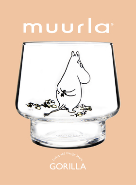芬兰muurla卡通姆明玻璃烛台装饰