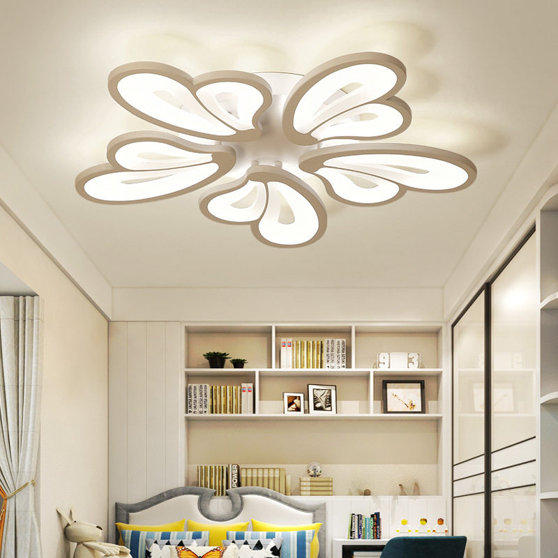 客厅吸顶灯 简约现代led吸顶灯蝴蝶温馨小客厅灯异形亚克力灯