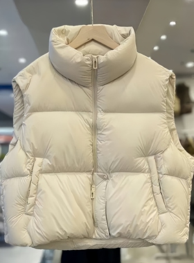 超好看减龄 胖mm大码短款棉服马甲女秋冬新款坎肩外穿马夹外套607