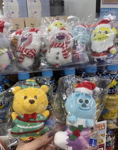 香港711迪士尼圣诞巴斯光年三眼仔小熊史迪奇蒂蒂杰克毛毛唐老鸭