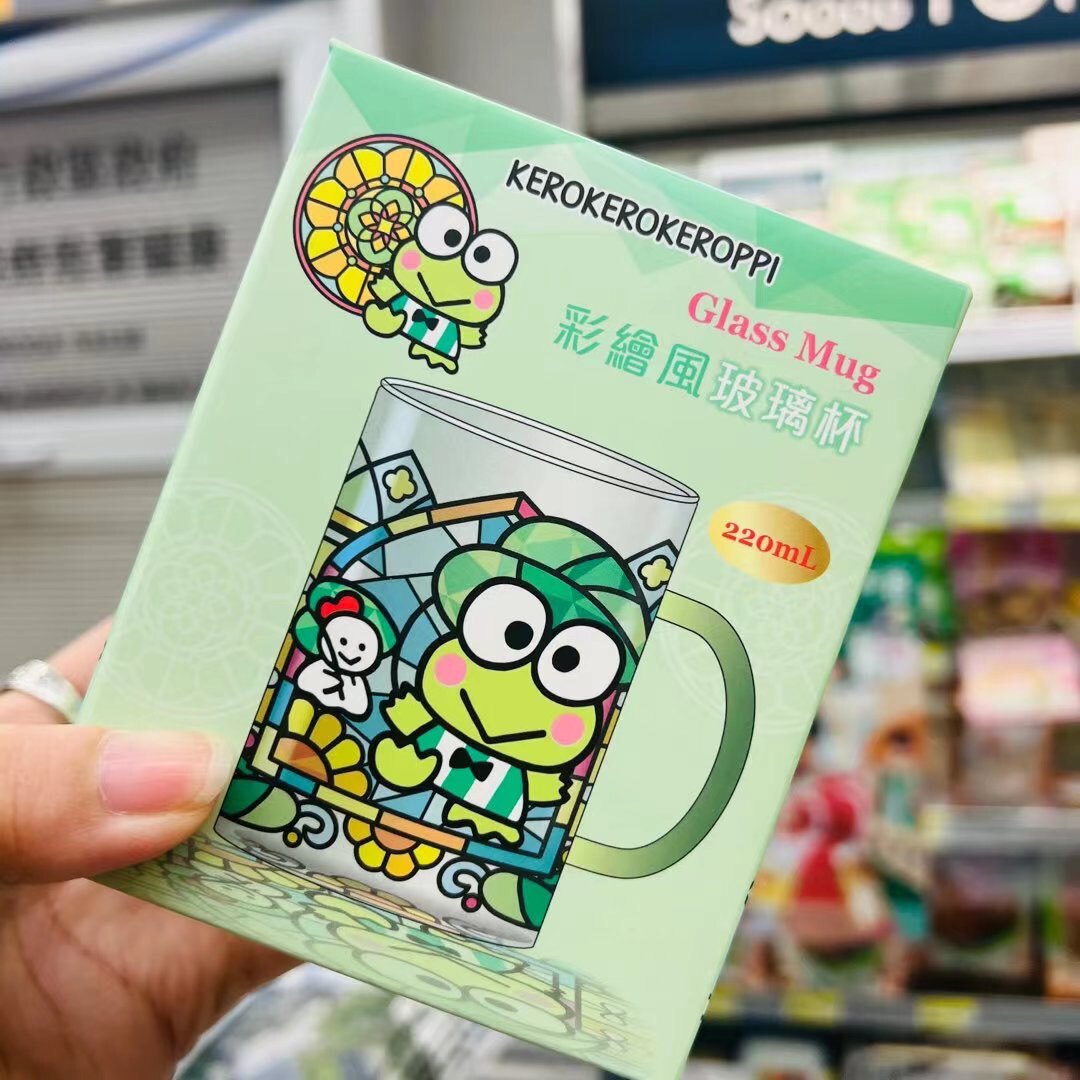 7~11限量版大眼蛙玉桂狗杯碟刀叉上新品茶壶卡套水樽镜子儿童卡通