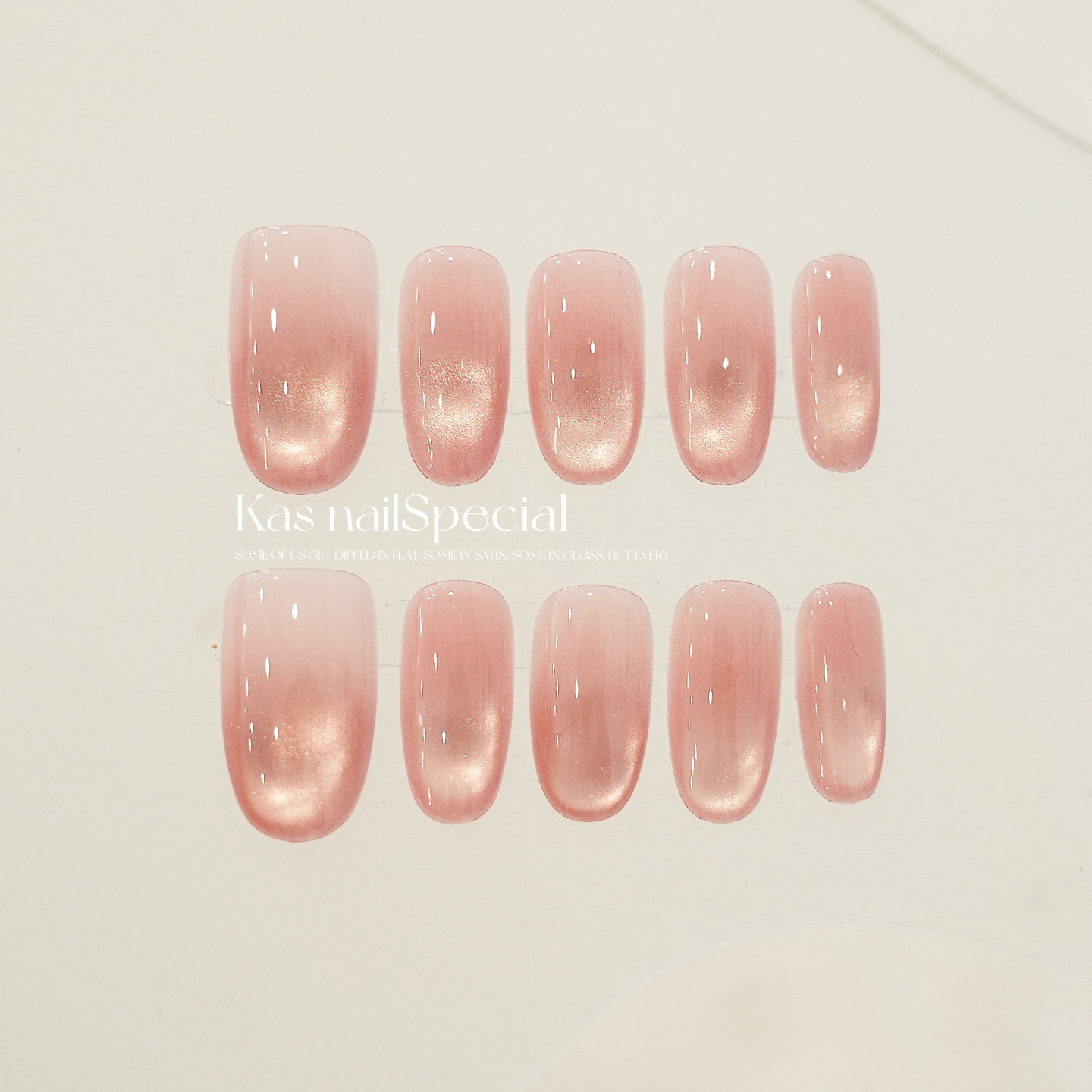 「素光桃影」纯手工猫眼美甲裸粉气质款清冷风温柔显白穿戴甲成品,彩妆/香水/美妆工具,穿戴甲/甲片,淘宝优惠券,粉丝福利购,淘宝优惠卷