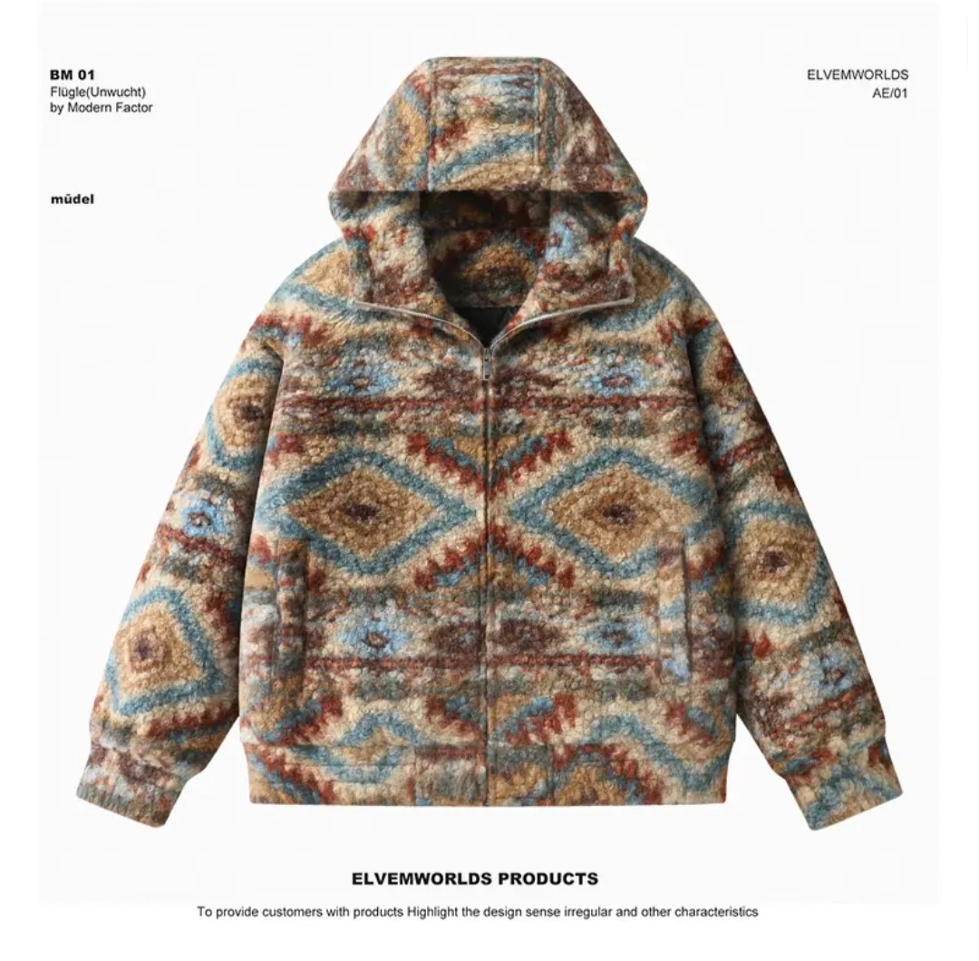 男女同款！设计师自留国潮立领休闲百搭男士外套棉衣棉服GS1471