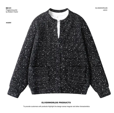 设计师自留款碎星点映潮流男女同款时尚宽松百搭毛衣针织衫Y8018