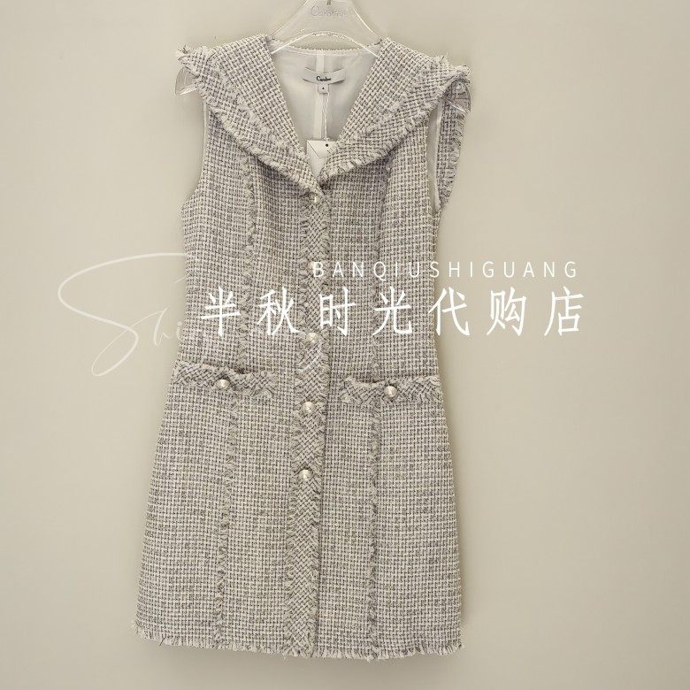 （小魔女）XSC0L11A￥2680卡洛琳 26春季专柜正品 小香风连衣裙