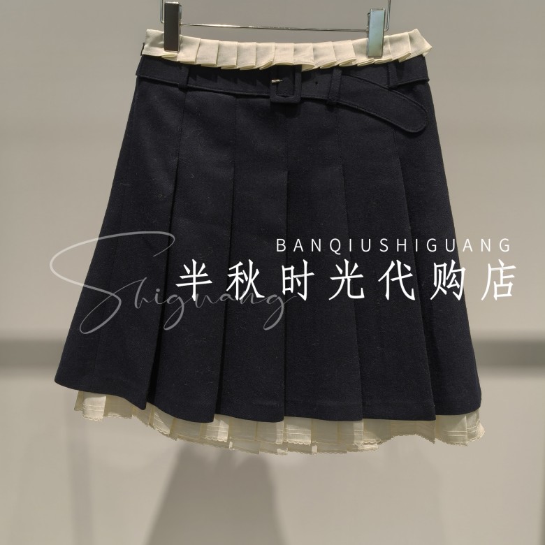 （小魔女）FF25D31SS164原1995LeFe拉**飞姆25冬装学院风百褶半裙