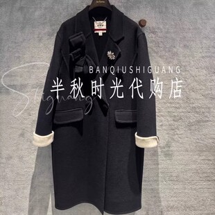 (小魔女)LF25D31SY127原4295Lefame拉飞姆25冬蝴蝶结外套