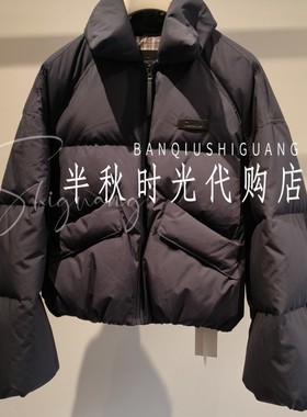 (小魔女)XRC7G08C原3980卡洛琳双皇冠专柜正品25冬格纹短羽绒服