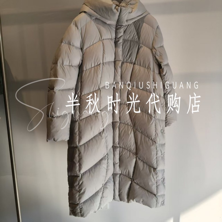 (小魔女)XRC7G07C原6280卡洛琳双皇冠正品25冬时髦茧型绗缝线绒服