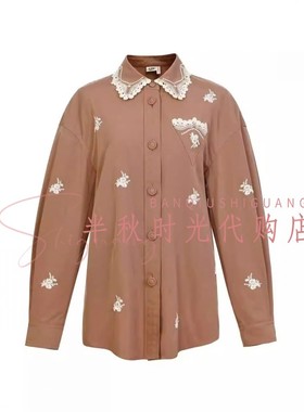 LeFame拉飞姆2026春装2295刺绣风钉珠外套LF26C61SB101