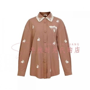 LeFame拉飞姆2026春装2295刺绣风钉珠外套LF26C61SB101