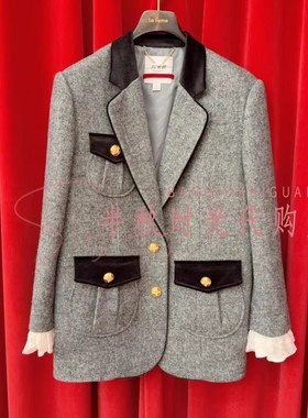 （小魔女）LF25Q41SC185原3495Lefe拉姆专柜25秋摩登干金西装外套