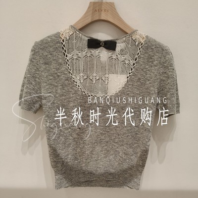 XSV1M15B原1180艾薇双皇冠专柜正品2026春千金风蝴蝶结毛针织衫