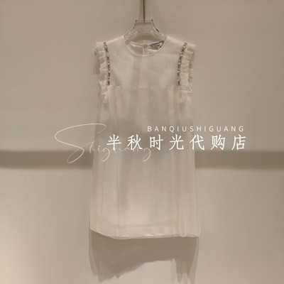 卡洛琳 2026夏季新款专柜正品 无袖气质连衣裙 XSC2L03A-3280