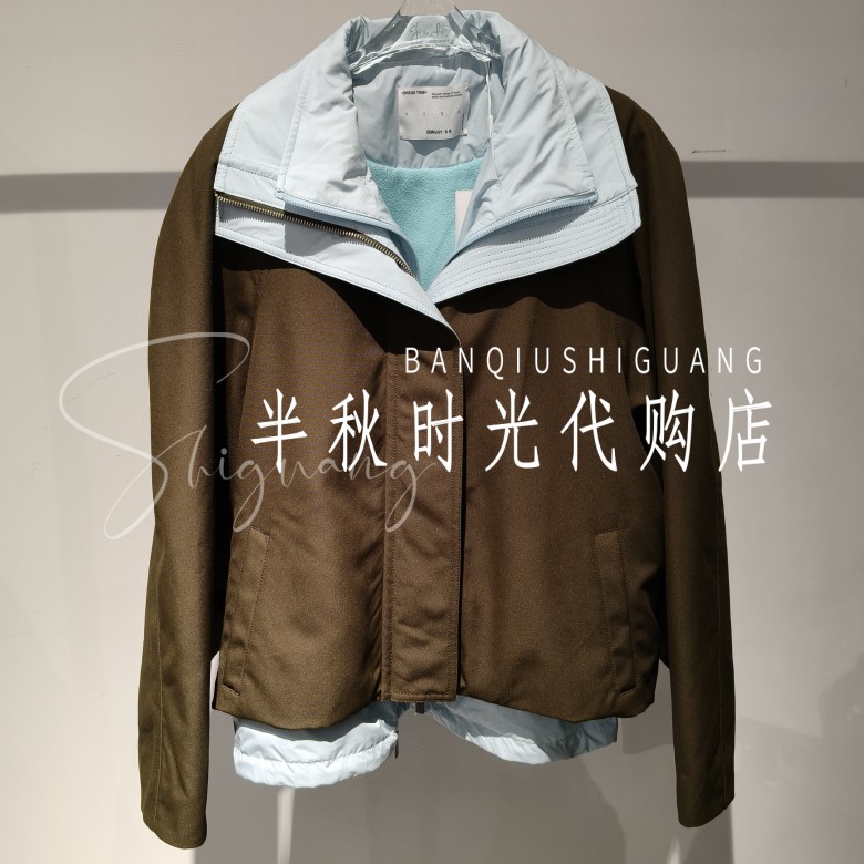 (小魔女)Y2525404-3299YOU尾双皇冠专柜正品25冬户外假两件派克服