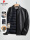 Pierre Cardin Haining leather кожаная куртка мужская кожаная куртка с отворотом из овчины деловая мужская весенне-осенняя куртка среднего возраста mini 3