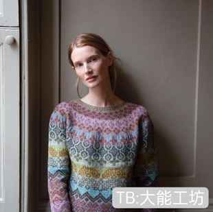 【英文】棒针图文教程 Cherish 设得兰提花毛衣编织 无氺印 276