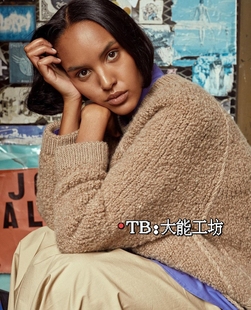 【英文】棒针编织文字图解 Laine16 北欧风毛衣编织 有氺印 158