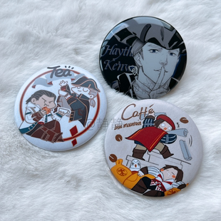 静静寄售刺客信条艾吉奥康纳海尔森毛绒饼干徽章反光吧唧