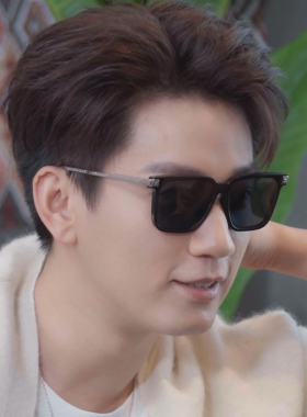 五十公里桃花坞王子奇同款墨镜驾驶骑行户外运动开车偏光太阳镜潮