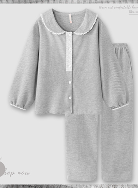 睡衣女秋冬季纯棉长袖学生公主风家居服套装可外穿春秋款2025新款