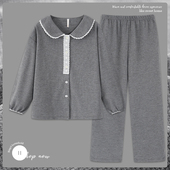 2025新款 Se7en 家居服套装 纯棉华夫格长袖 秋冬ins 睡衣女春秋款