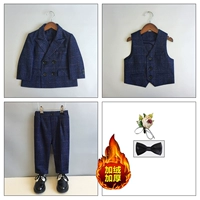 Флисовый комплект, костюм, жилет, штаны, галстук-бабочка на лацкан, 3 предмета