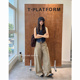 PLATFORM 休闲裤 2025年秋季 ［T台］T 二批爆款 加厚工装 女93030