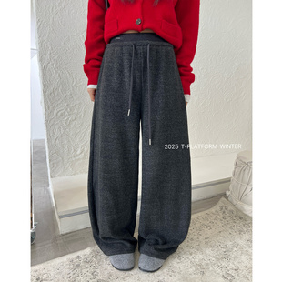 PLATFORM广州十三行 3587 条纹休闲裤 延续加厚绒款 爆版 ［T台］T