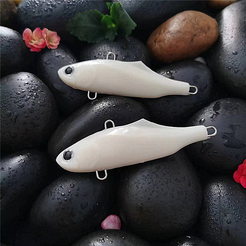 多渔趣7cm/21g塑壳铁板远投VIB路亚饵无涂装空白鱼饵本体海钓假饵