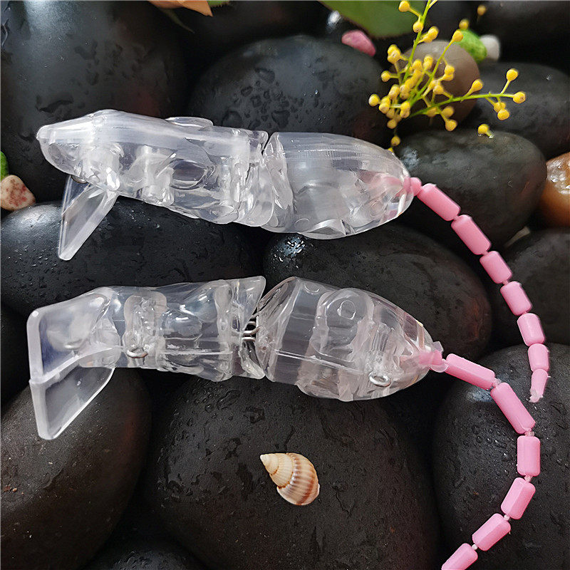 多渔趣新8cm/14g两节仿生老鼠拟饵透明本体无涂装多节鱼饵毛坯,户外/登山/野营/旅行用品,路亚饵,淘宝优惠券,粉丝福利购,淘宝优惠卷