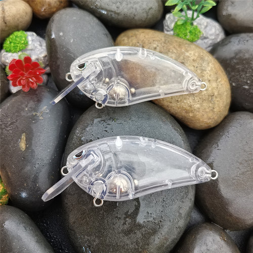 新品SPRO经典鲈钓噪音版摇滚胖子7cm/13.5g路亚饵DIY改色毛胚本体