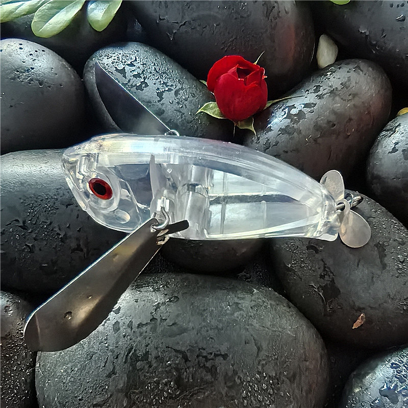 日系8.5cm/19.4g小胖路亚饵硬饵浮水蝉金属桨路亚饵透明鱼饵胚体,户外/登山/野营/旅行用品,路亚饵,淘宝优惠券,粉丝福利购,淘宝优惠卷