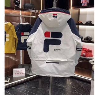 设计外套 时尚 欧货顶奢2025秋冬新款 字母刺绣宽松撞色连帽棉服男士