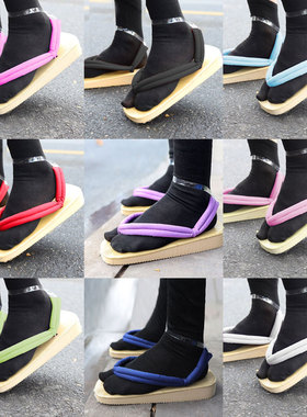 软底木屐女日式蝴蝶忍cos鬼灭之刃日本拖鞋改良时透无一郎cos鞋