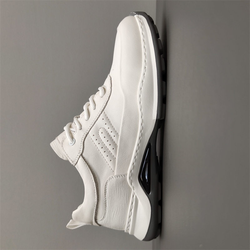 稀缺外贸原单尾货清仓男鞋头层牛皮厚底小白鞋百搭时尚运动老爹鞋