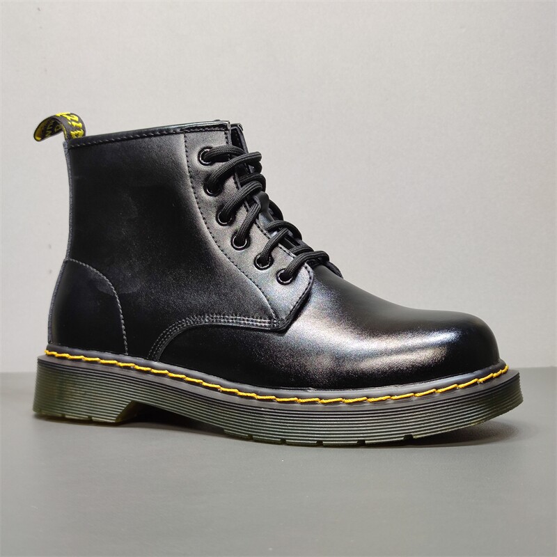 稀缺外贸单男鞋英伦风白搭马丁靴