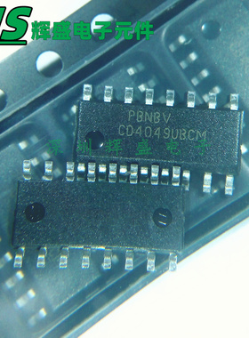 CD4049UBCM CD4049 贴片SOP16 逻辑-栅极 IC芯片 进口原装正品