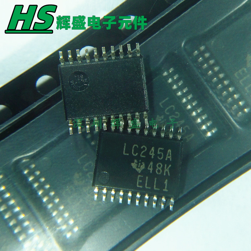 SN74LVC245APWR LC245A TSSOP20三态输出八路总线收发器 进口原装