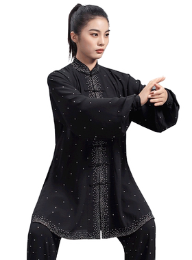 练功太极服言一星钻定制