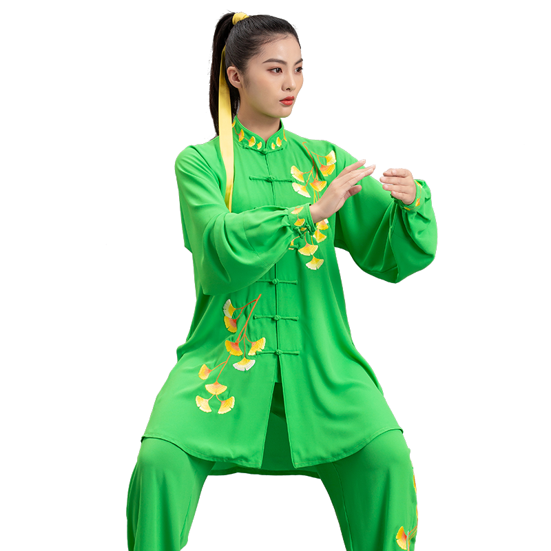 言一女2022刺绣太极服定制