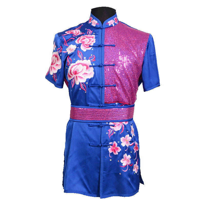 言一女2022重工刺绣武术服定制