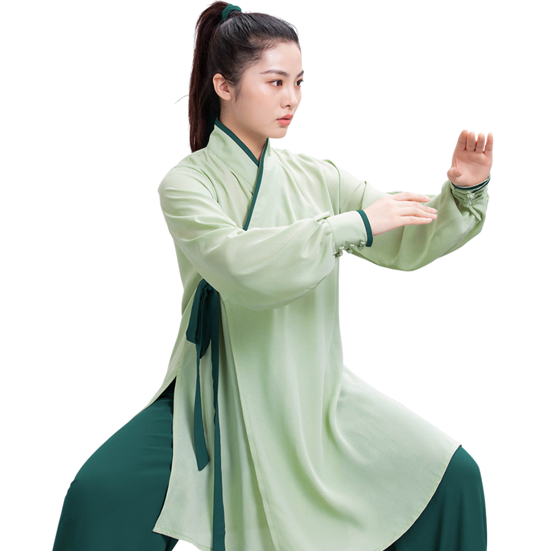 言一太极中国风汉服飘逸太极服