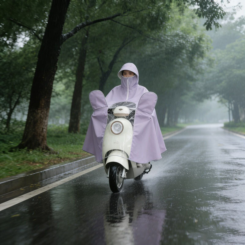 2026新款电动车雨衣加大加长防暴雨全身女斗篷男女款电车骑行雨披