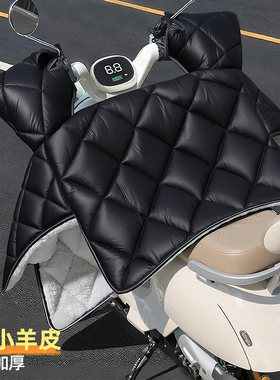 电动车挡风被冬季加绒加厚电瓶摩托车防水防风罩四季通用2026新款