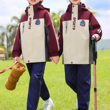 幼儿园园服小学生冬季班服儿童秋冬款校服套装防寒卸冲锋衣