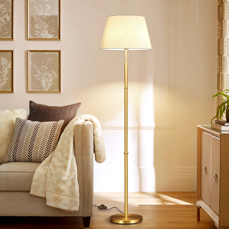 慕庭全铜美式客厅卧室书房落地灯